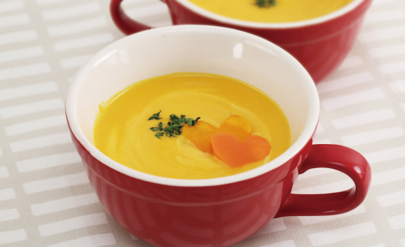 かぼちゃとにんじんのポタージュ